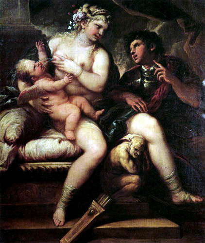 Venus, Cupid and Mars